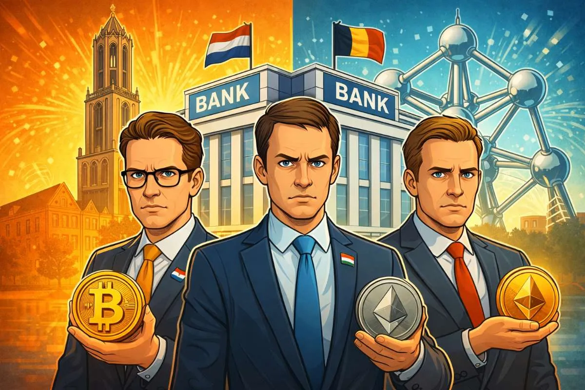 België en Nederland crypto