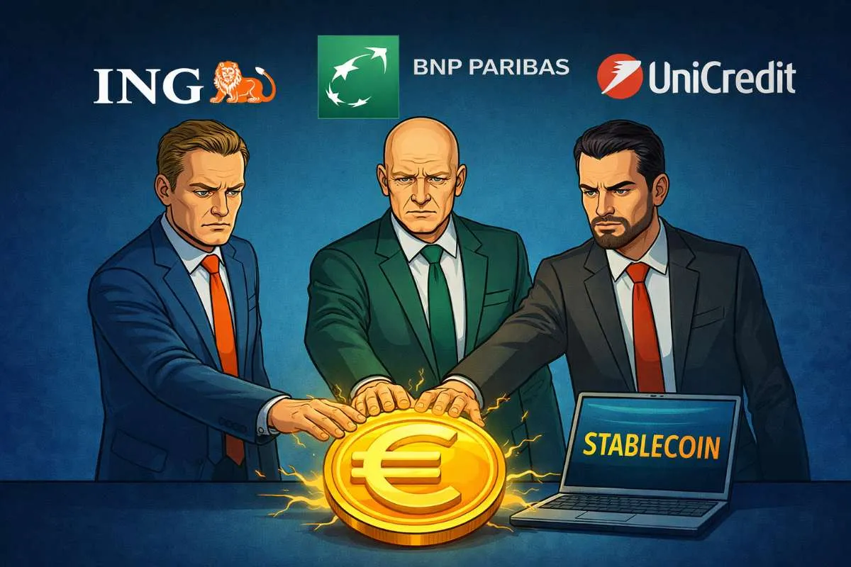 euro stablecoin ING, BNP, UniCredit