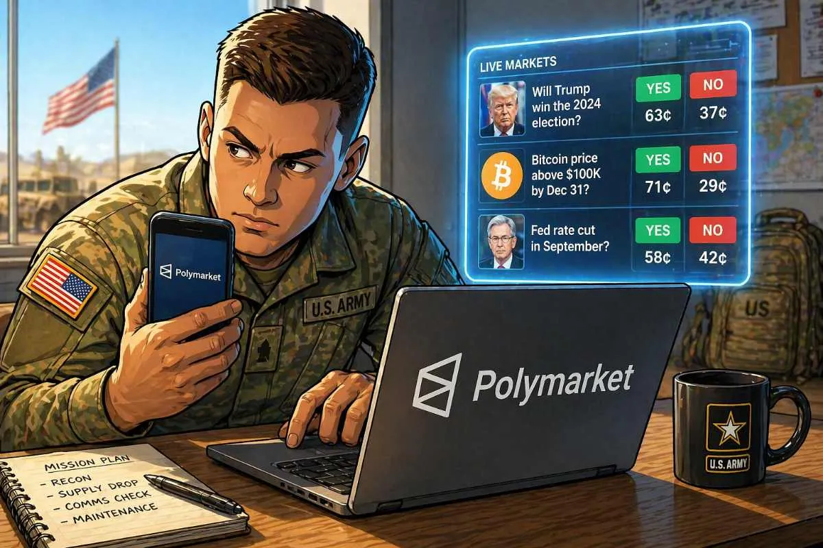 Polymarket bets Amerikaanse militair