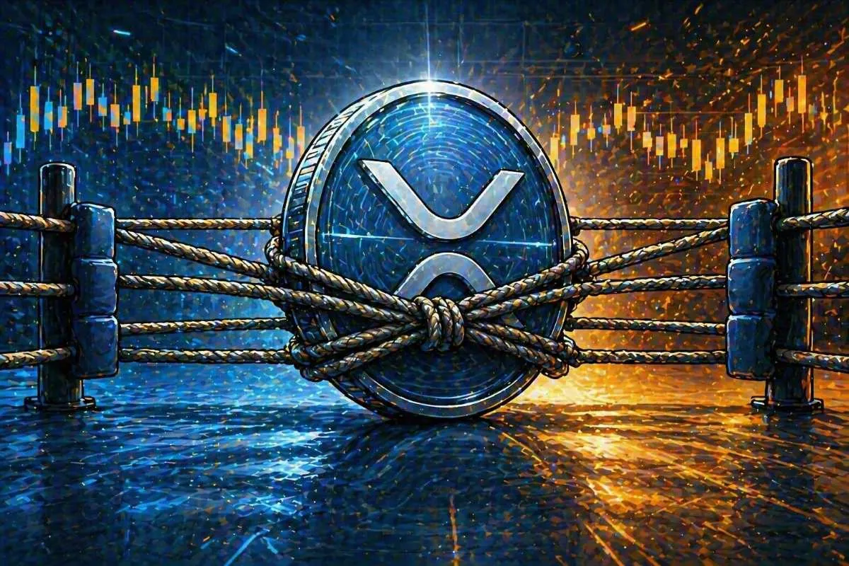 XRP koers zit vast