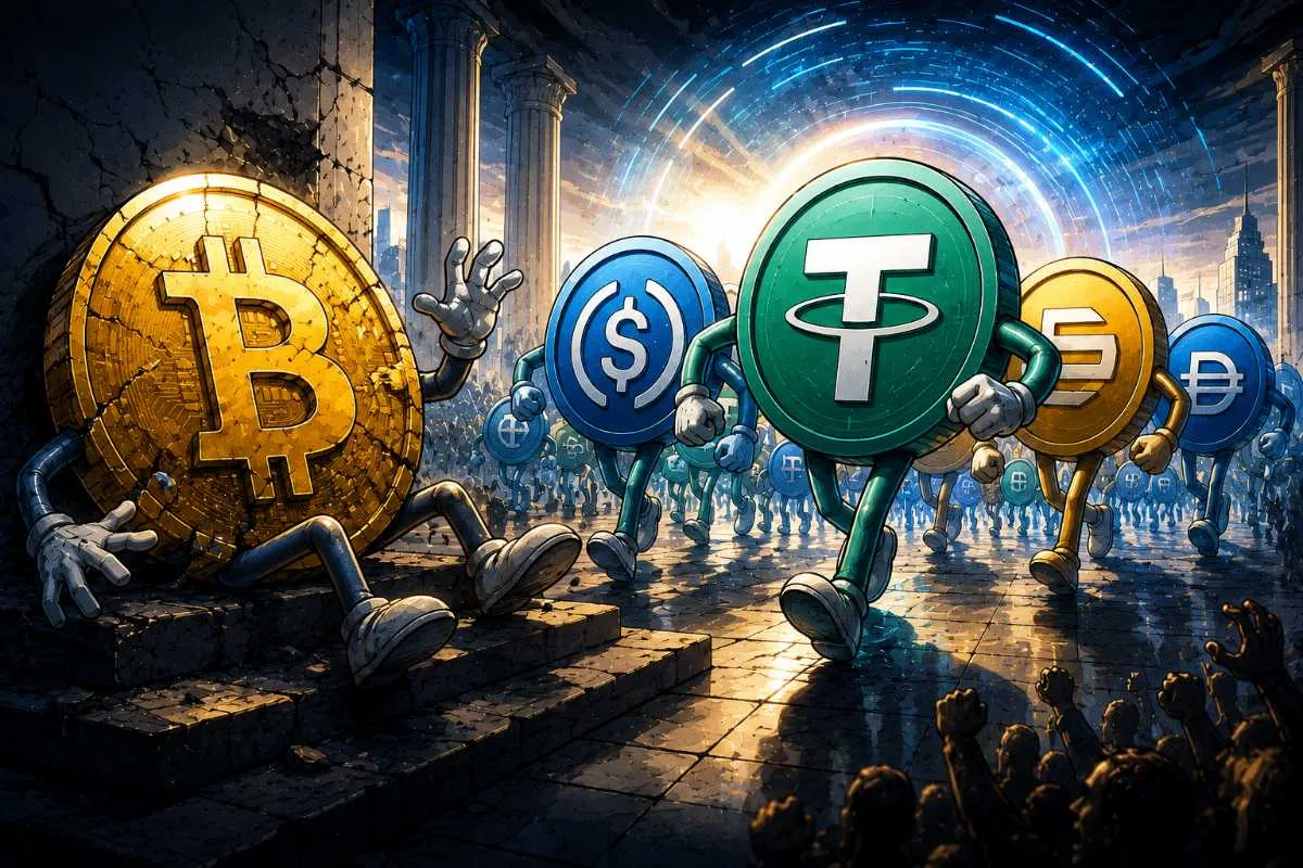 Bitcoin vs stablecoins