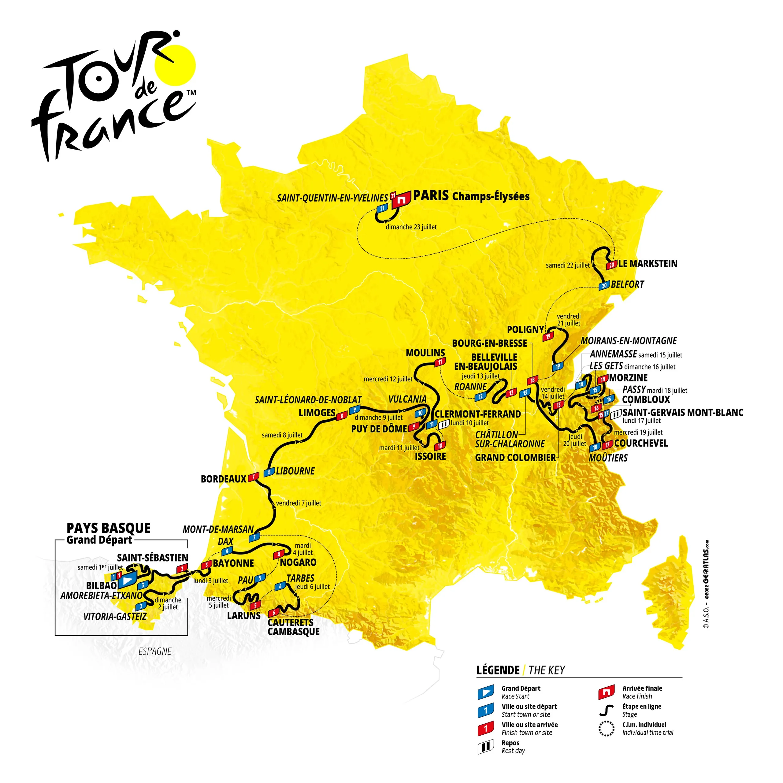 TDF Map