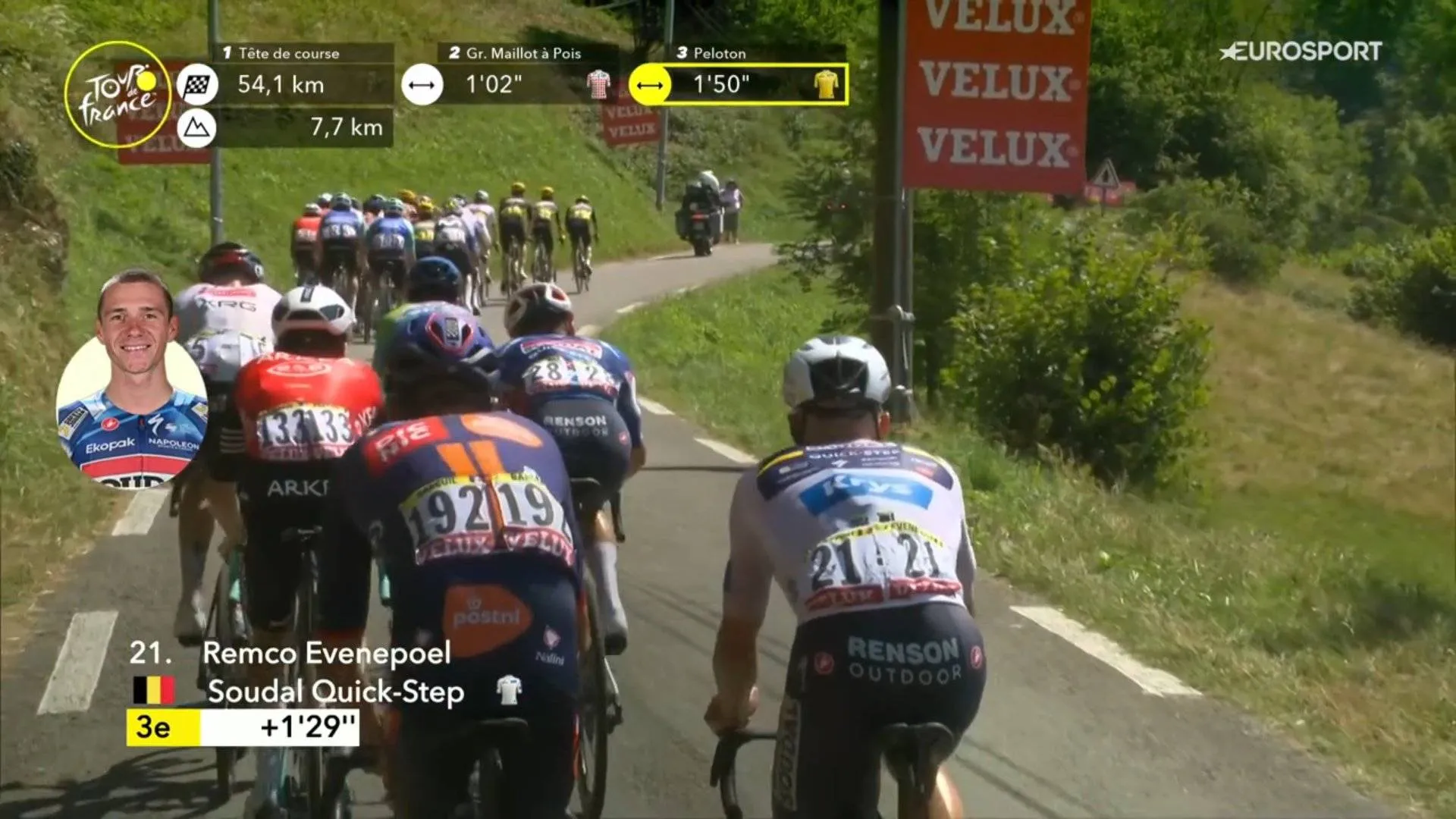 VIDEO: Remco Evenepoel dropped with 50km  still to go on stage 12 of