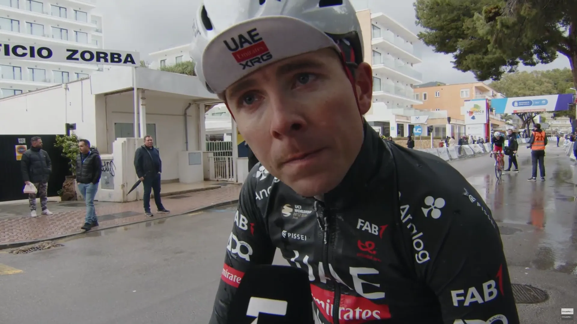Benoit Cosnefroy speaks to Eurosport after Trofeo Calvia 2026