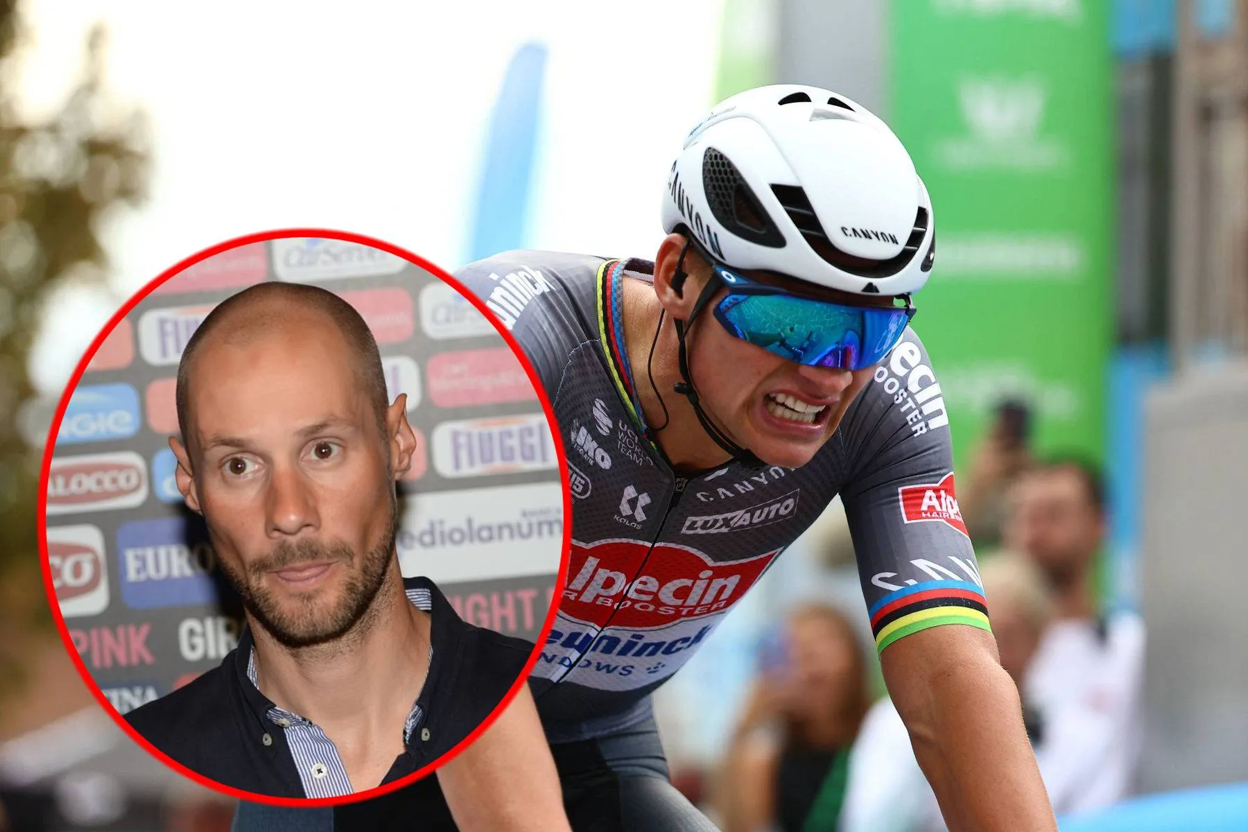 Tom Boonen and Mathieu van der Poel