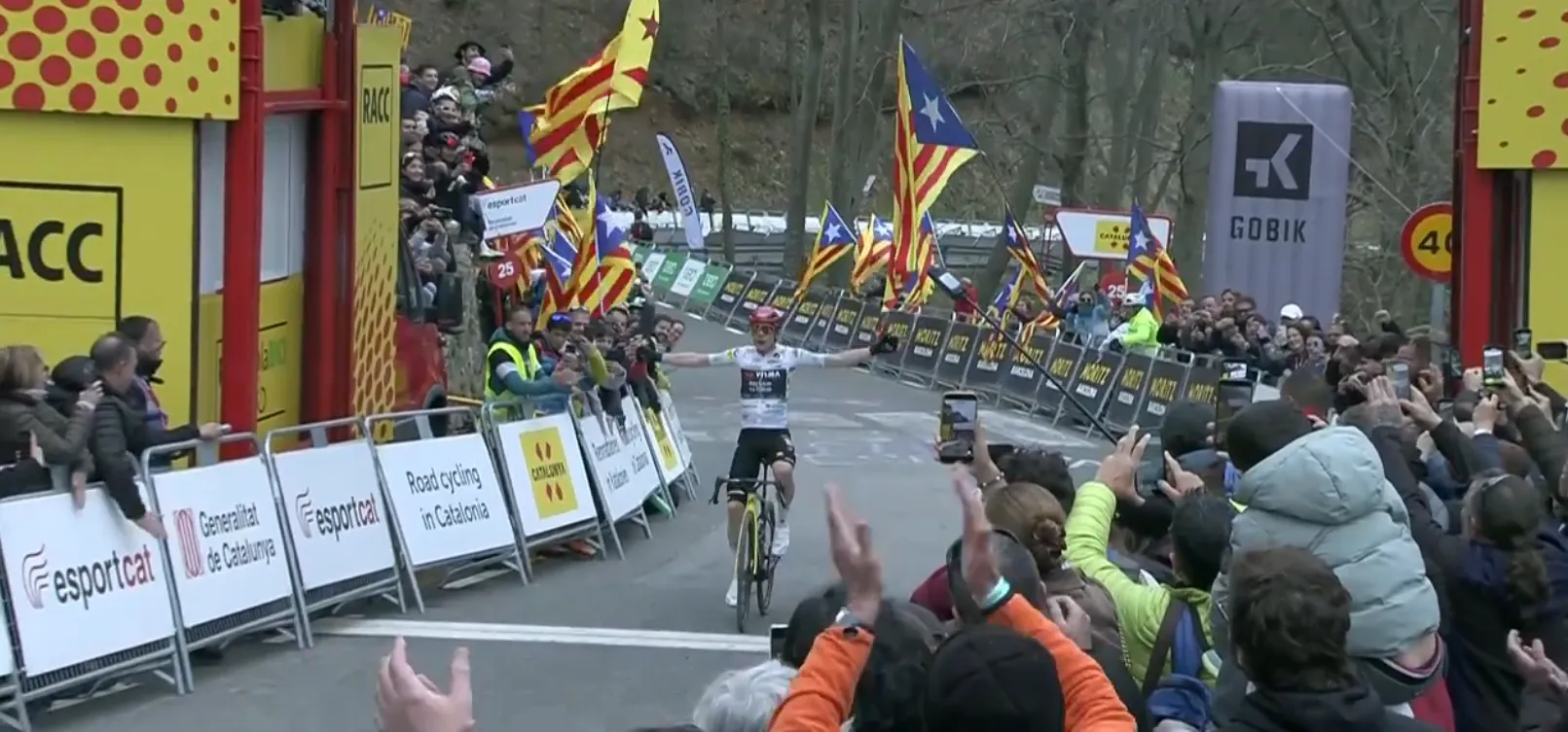 Vingegaard wins stage 6 - catalunya 2026