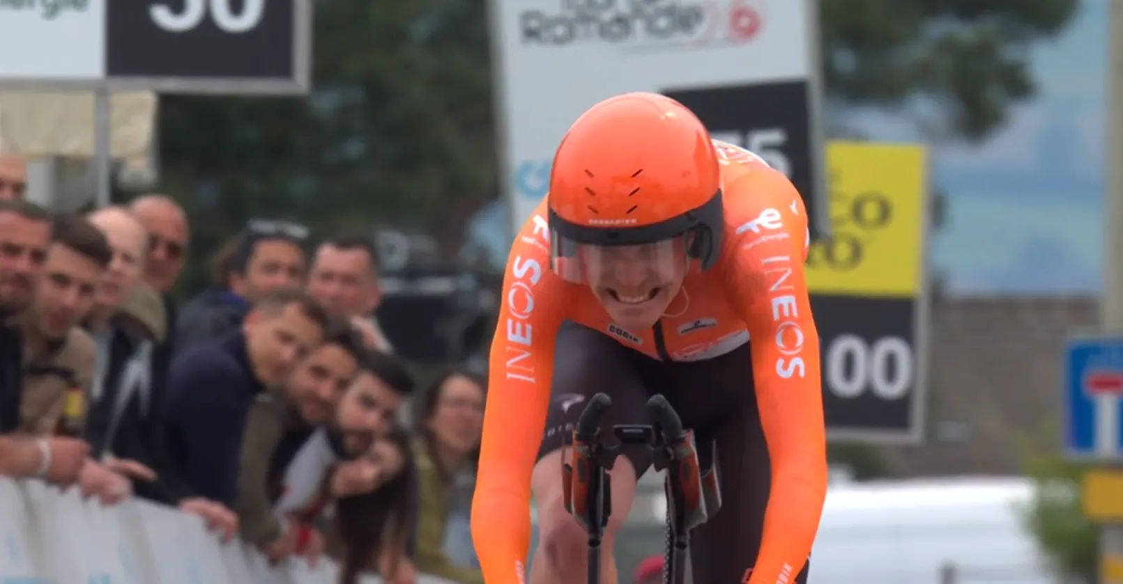Dorian Godon at the prologue Romandie 2026