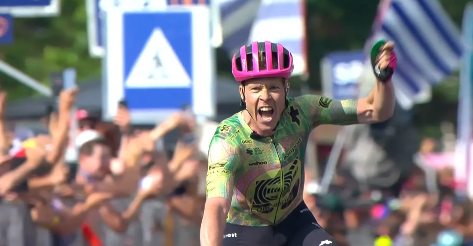 Michael Valgren wons stage 17 giro d'italia 2026