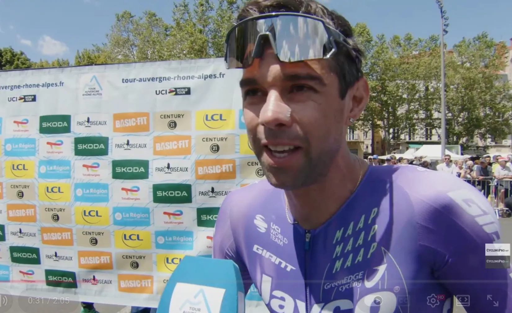 Michael Matthews in an interview