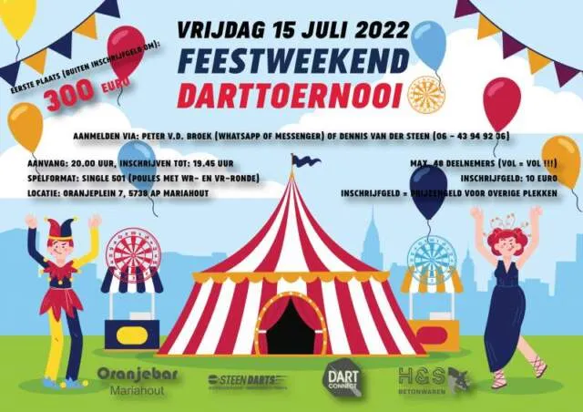 2022 07 15 Darttoernooi Oranjebar