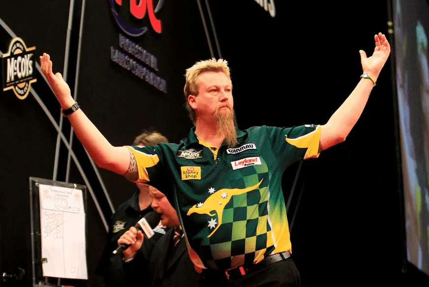 9 darter Simon Whitlock Premier League 2012