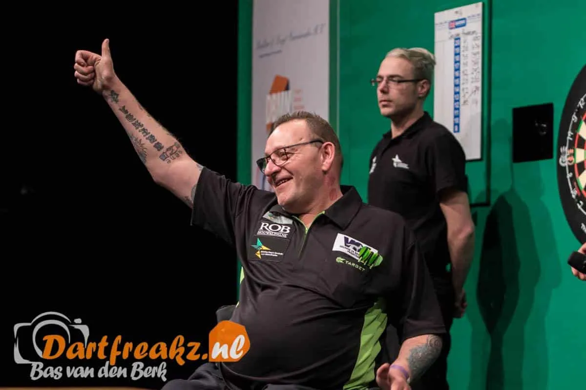 Arie van der Rassel The Hague Disability Darts Invitational 2018