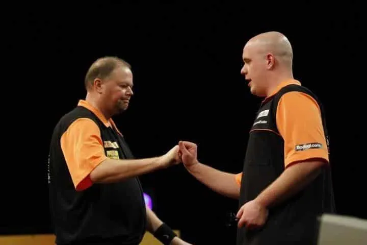 Barney en Mike vuist WCoD 2013