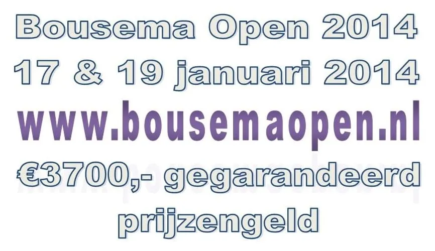 Bousema Open 20141