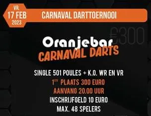 Carnaval Darttoernooi 2023
