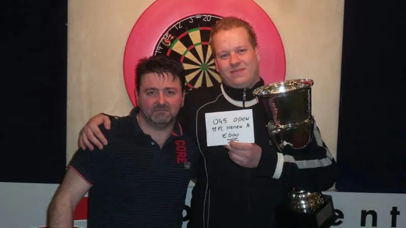 Finalisten Heren single A ronde Leroy Nieuwenhuis en Tony Martinez 045 Open
