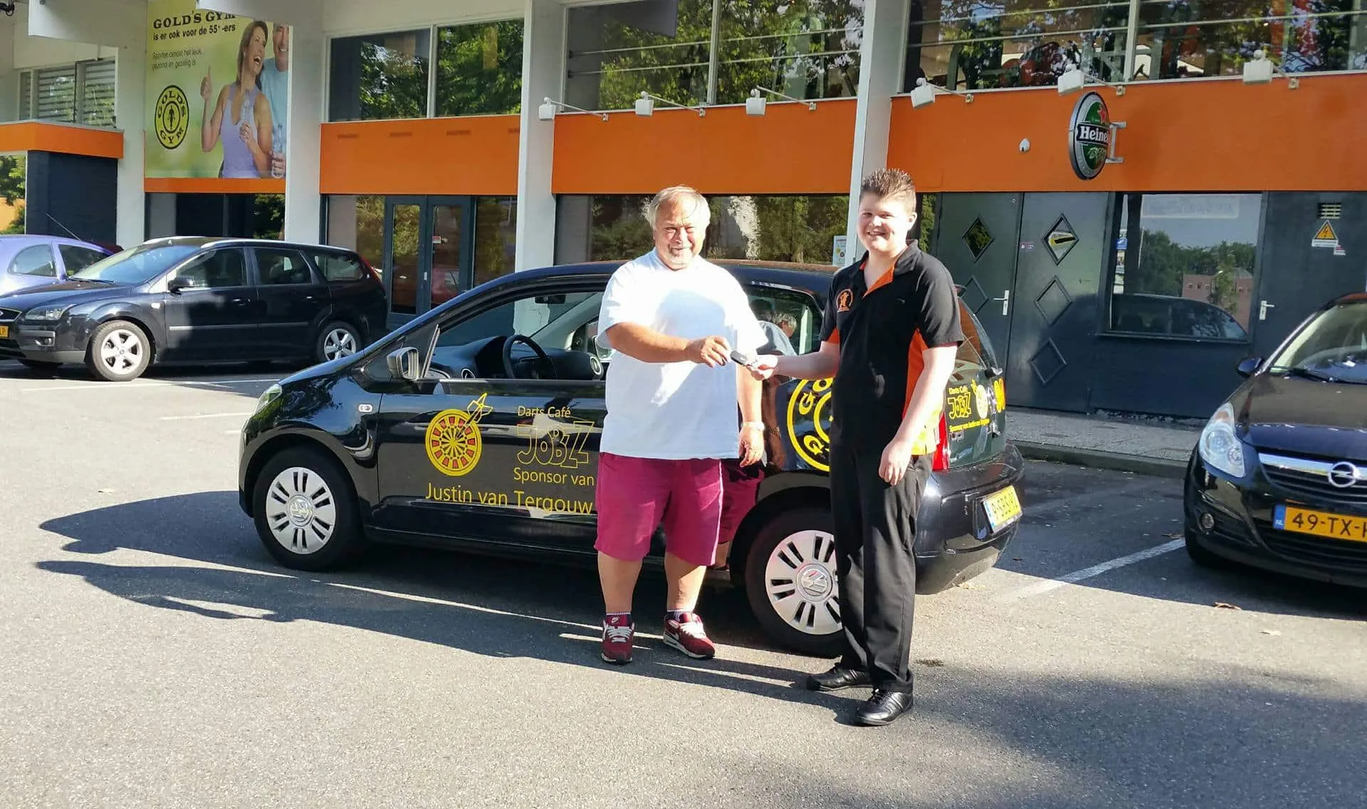 Justin van Tergouw sponsorauto