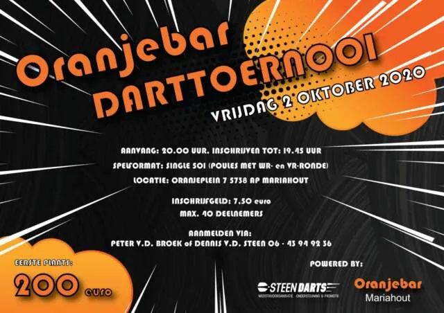 OB 2okt dartevent