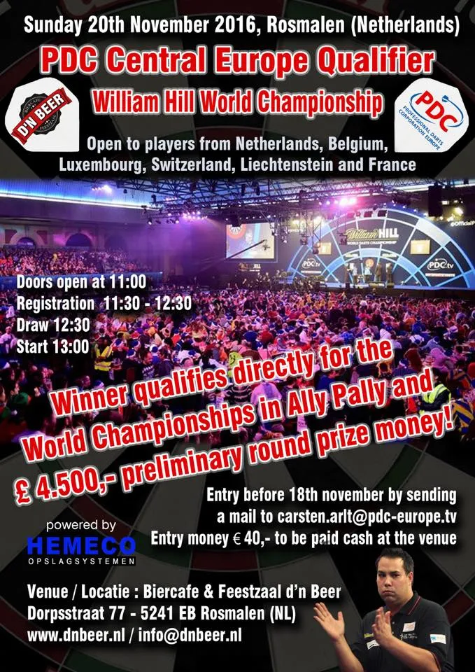 PDC WK kwalificatie dn Beer