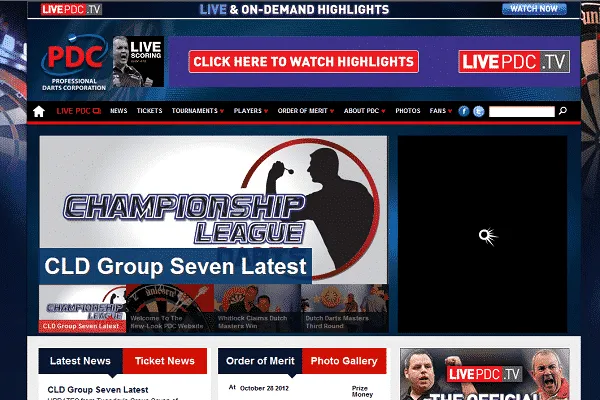 PDC website