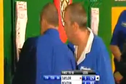 Phil Taylor correcting score