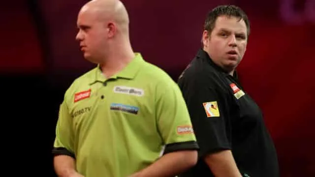 Van Gerwen en Lewis