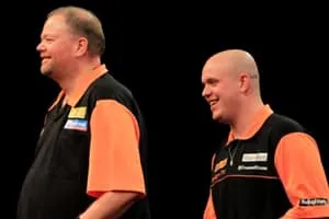 Van Gerwen en Van Barneveld WCoD 2013