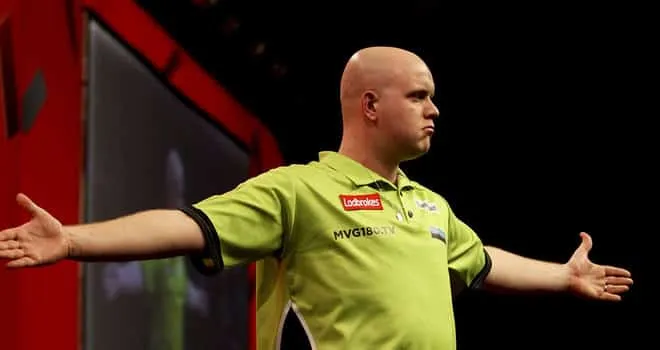 Van Gerwen handen uiteen