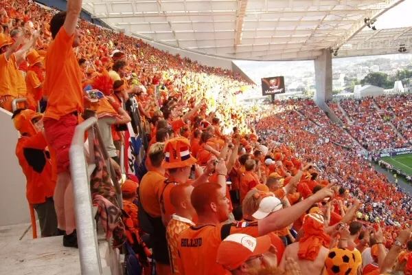 Voetbal oranje