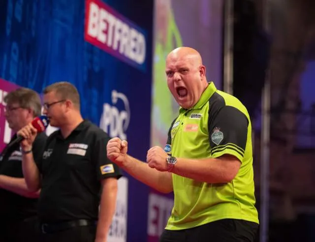 WorldMatchplayQF VanGerwen5A