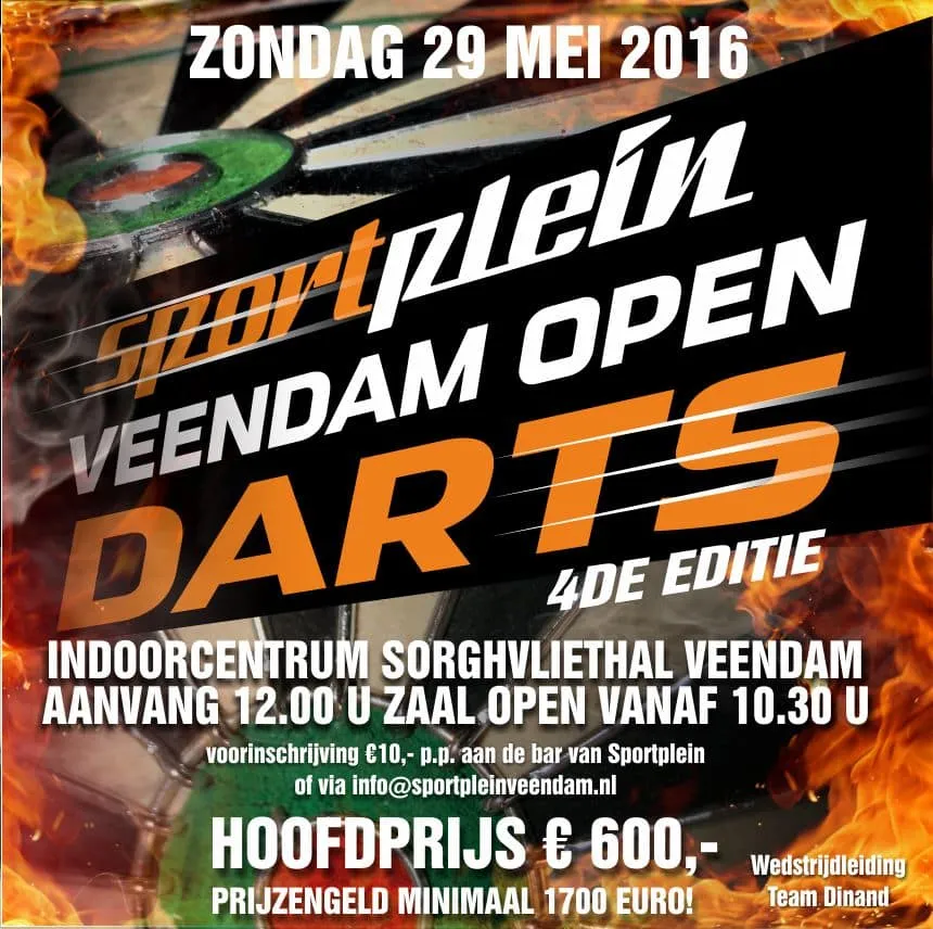 advertentie darts 2016