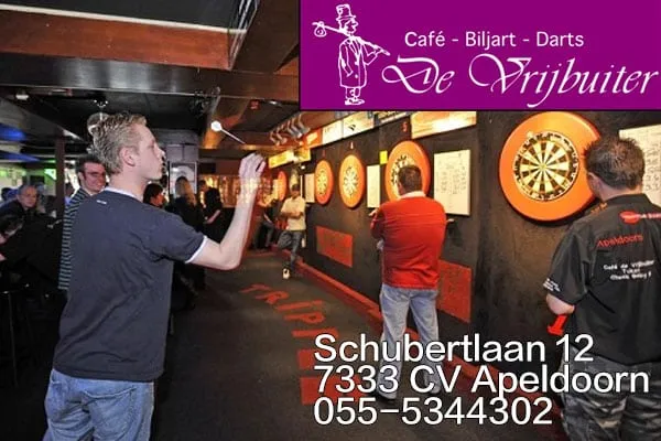 cafe de vrijbuiter tokan ata darts