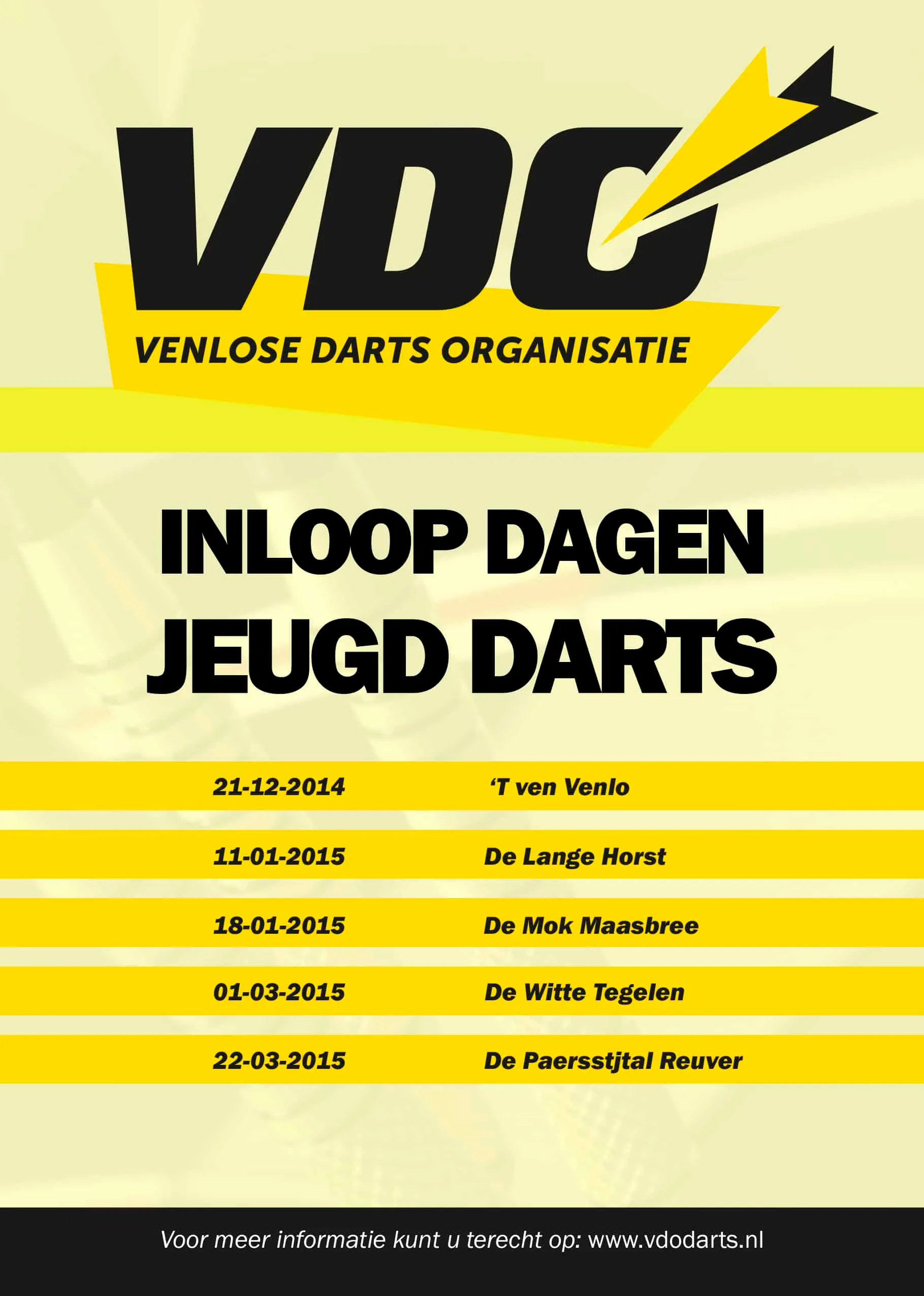 flyer vdo Darts MetAfloop