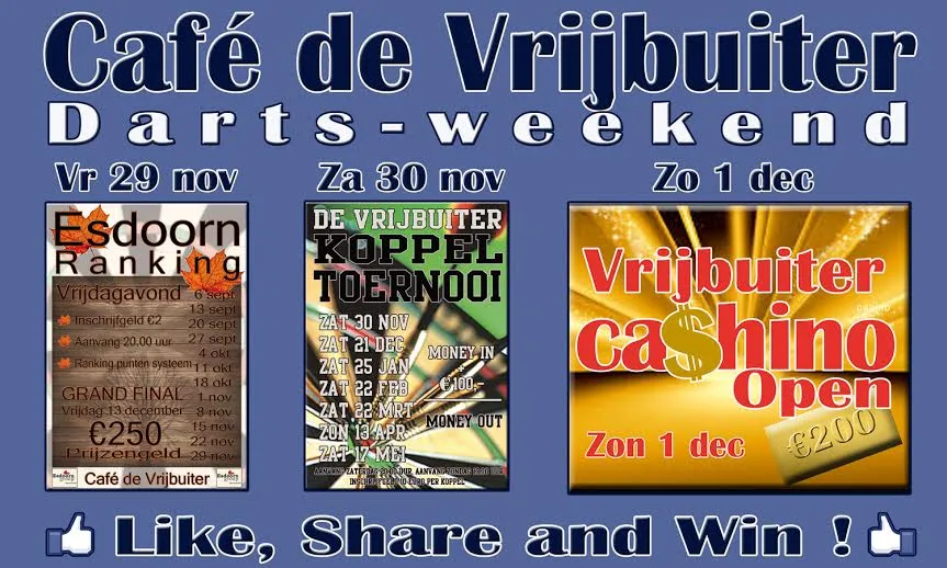 vrijbuiter weekend