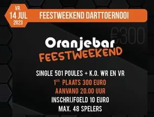 feestweekend darttoernooi 2023