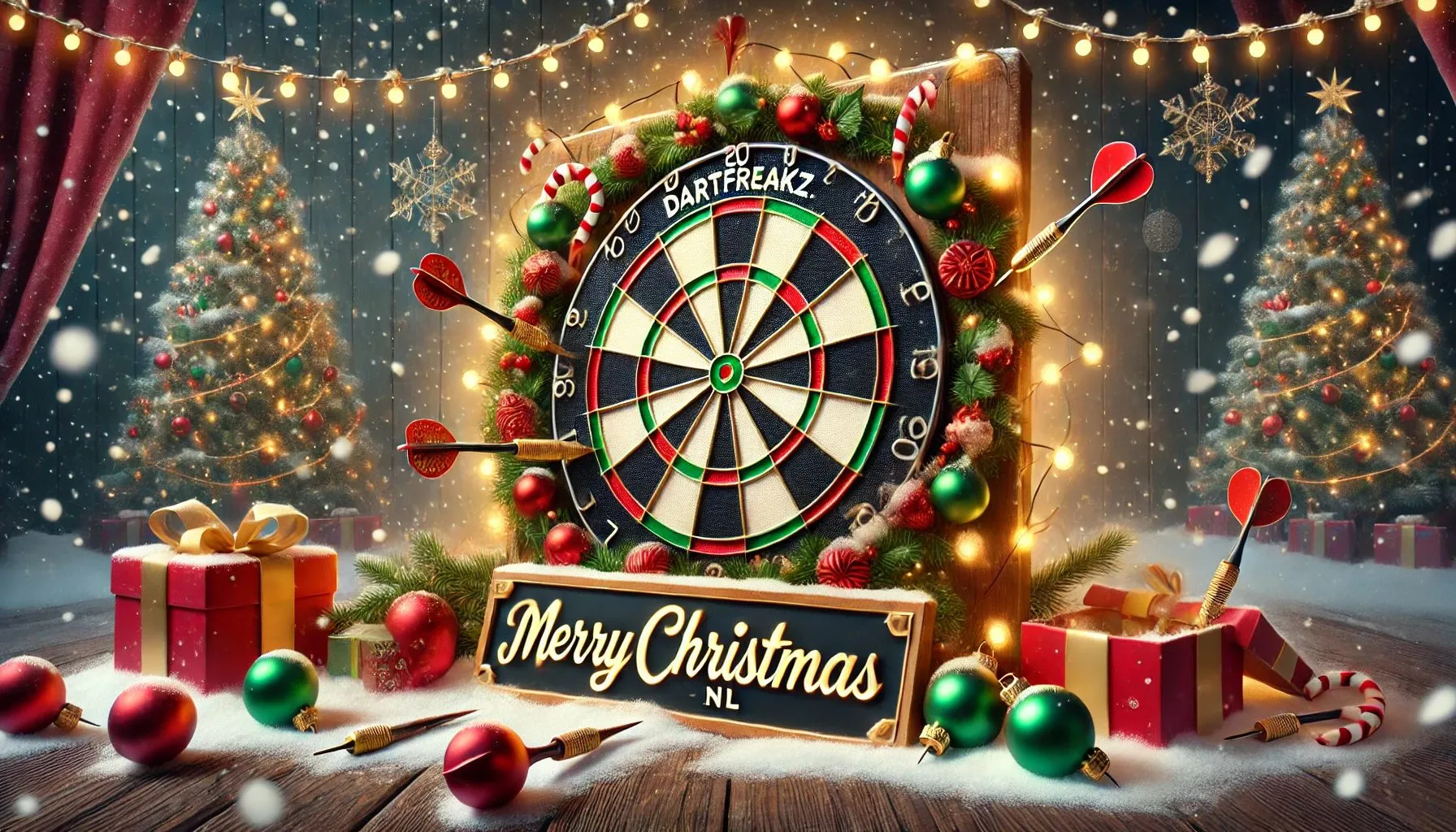 dartfreakz kerstkaart