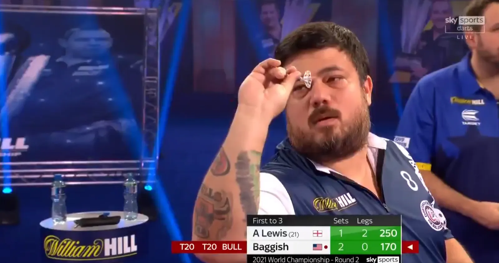 2020 12 22 17 21 18 PDC Darts on Twitter  𝙀𝙭𝙘𝙚𝙨𝙨 𝘽𝙖𝙜𝙜𝙞𝙨𝙝 The American slinger hits a s