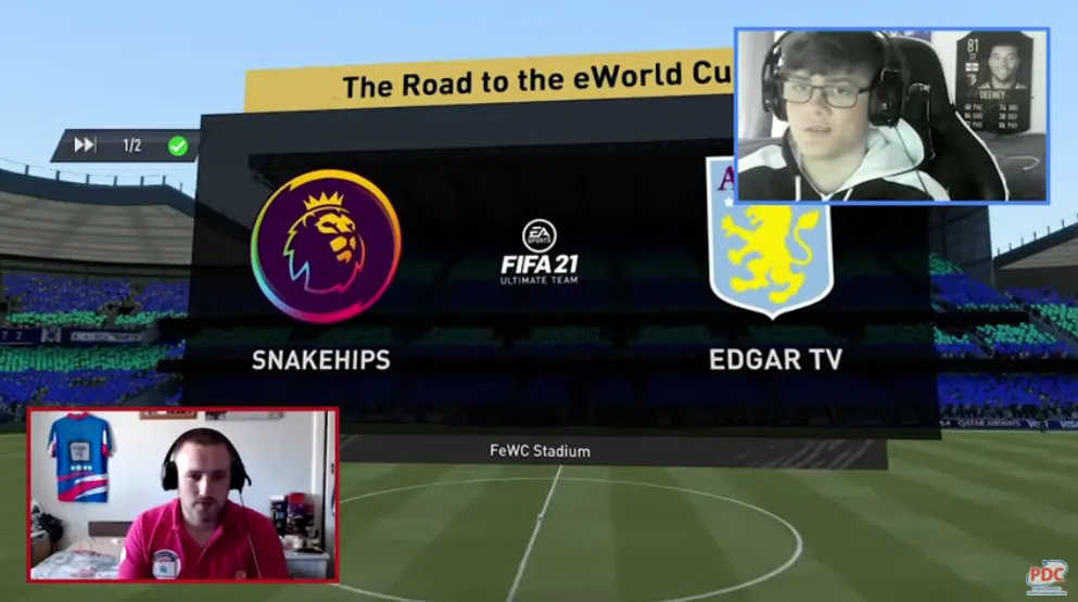 2021 06 30 13 30 21 Using a team of DARTS PLAYERS in FIFA 21 Ultimate Team  Matthew Edgar plays FIF