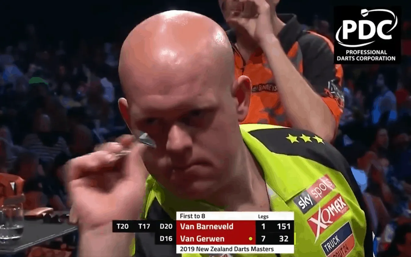 2019 08 24 13 06 12 PDC Darts on Twitter  CHAMPION The moment Michael van Gerwen became the 2019 