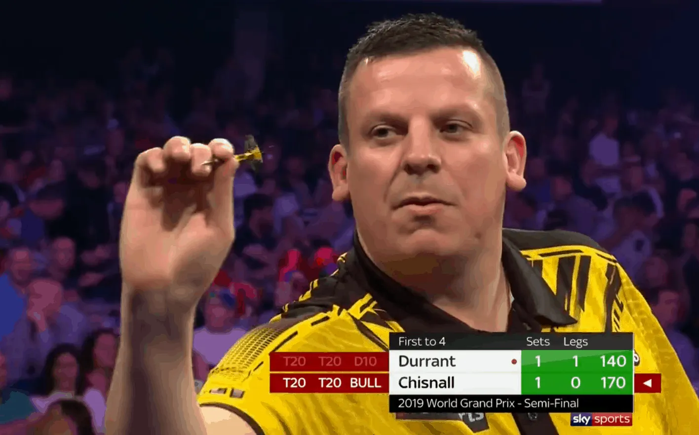 2019 10 11 21 10 59 PDC Darts on Twitter  170 FINISH FROM CHIZZY Its three 170s in two days here