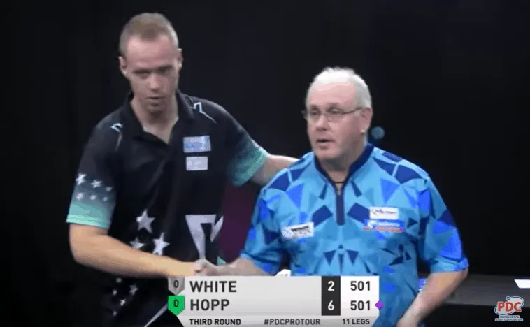 2019 10 30 01 17 32 COMBINED RECORD AVERAGE Ian White v Max Hopp at Players Championship 30 YouTu