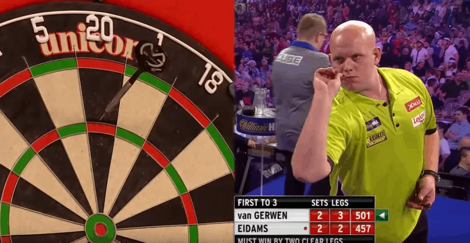 2020 03 28 17 04 35 PDC REWIND  Van Gerwen v Eidams   2016 World Darts Championship YouTube