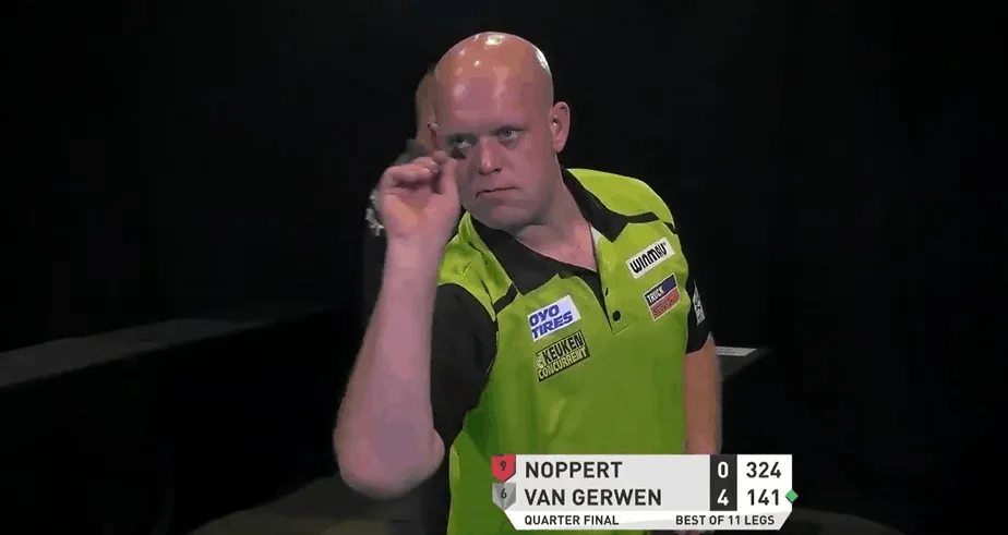 2020 07 08 20 21 50 PDC Darts on Twitter  EIGHT PERFECT DARTS Michael van Gerwen comes agonisingly