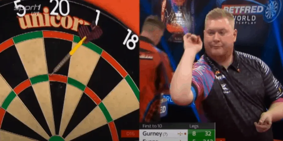 2020 07 21 13 54 10 Daryl Gurney vs Ricky Evans  Round 1   World Matchplay Darts 2020 YouTube