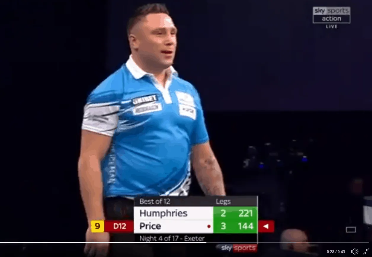 9dart Gerwyn Price