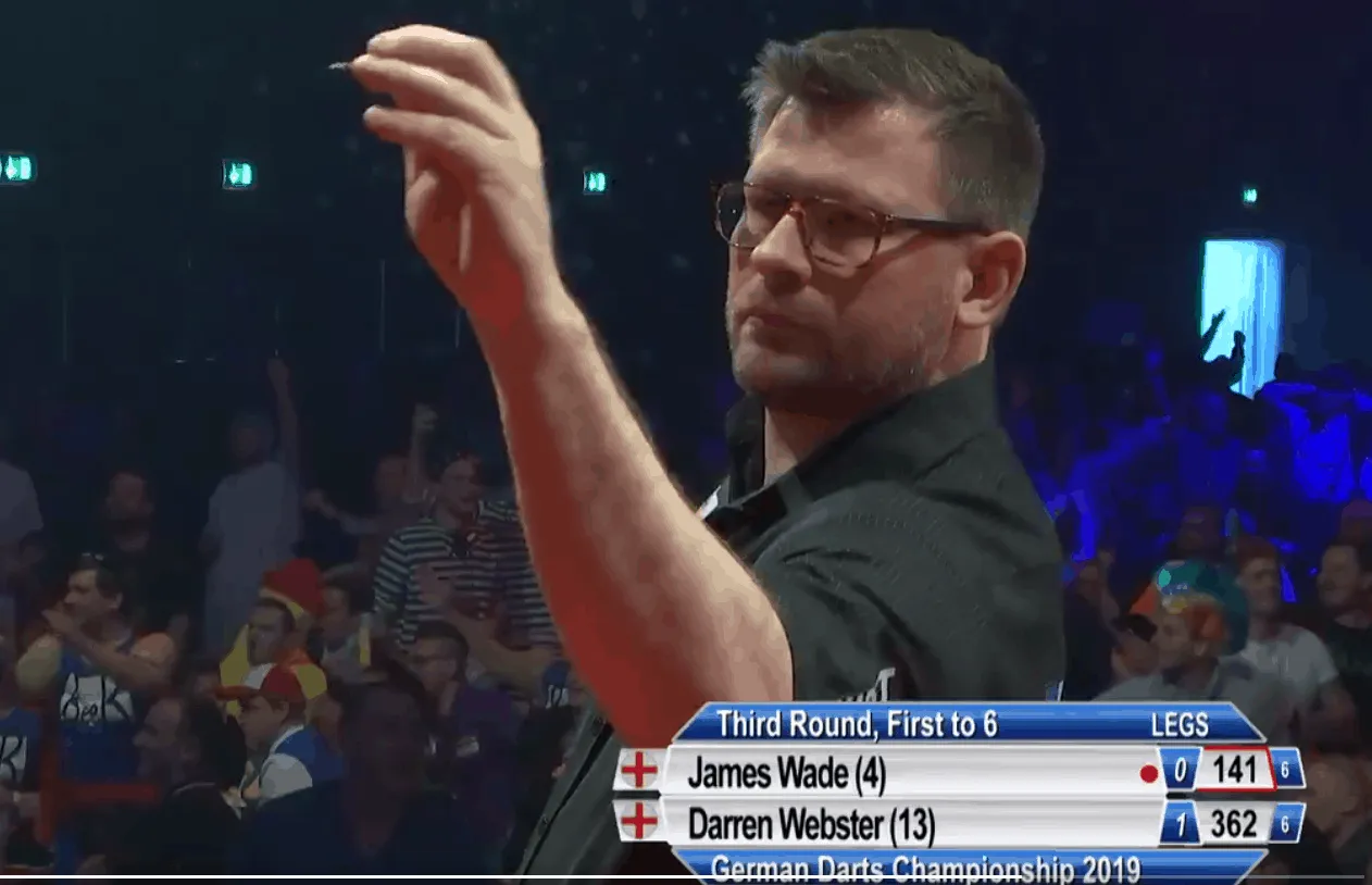 James Wade 9darter