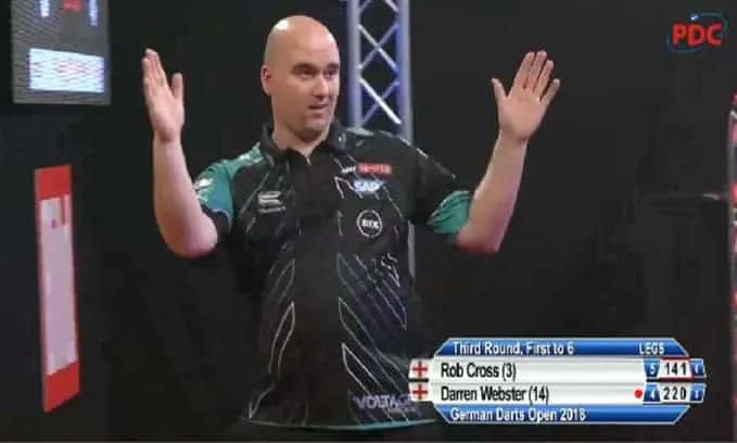 Rob Cross 9darter