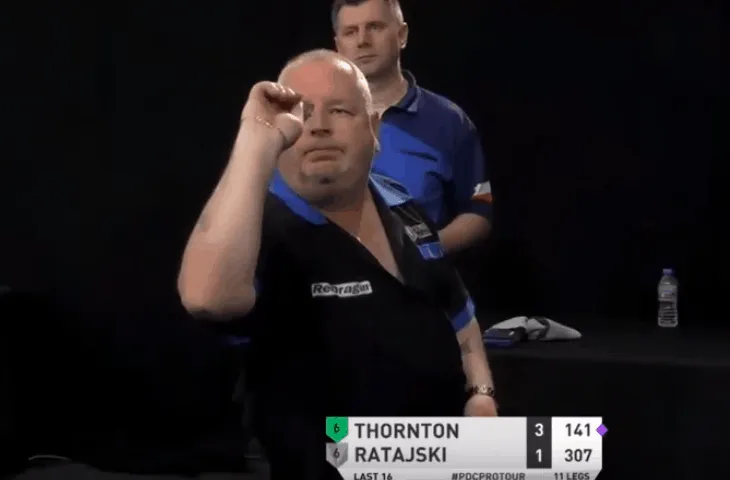 Robert Thornton 9darter