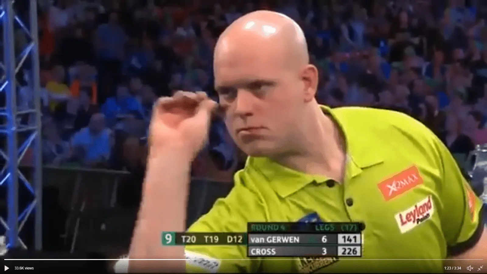 Van Gerwen 18 perfect darts