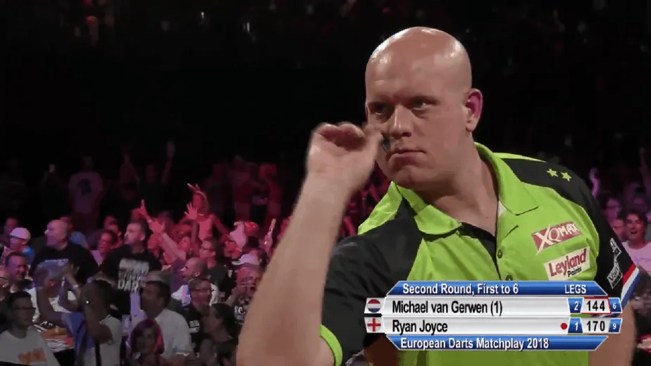 Van Gerwen 9darter